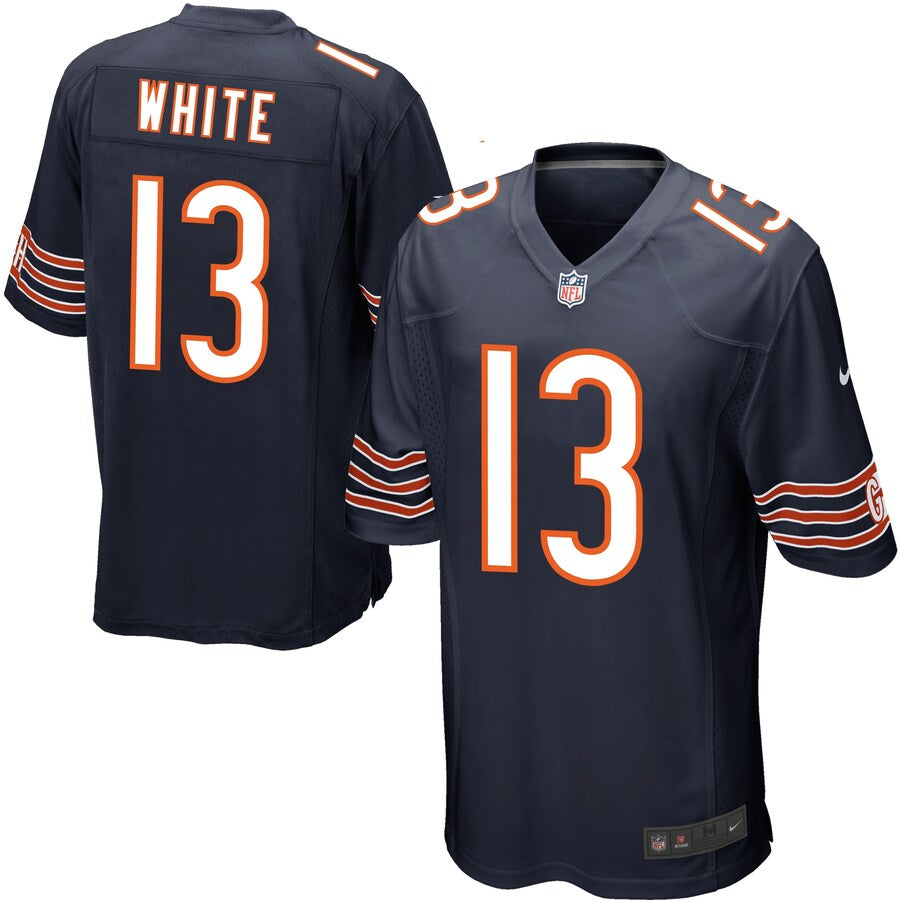 Chicago Bears Kevin White Navy Jersey football jersey product view 1