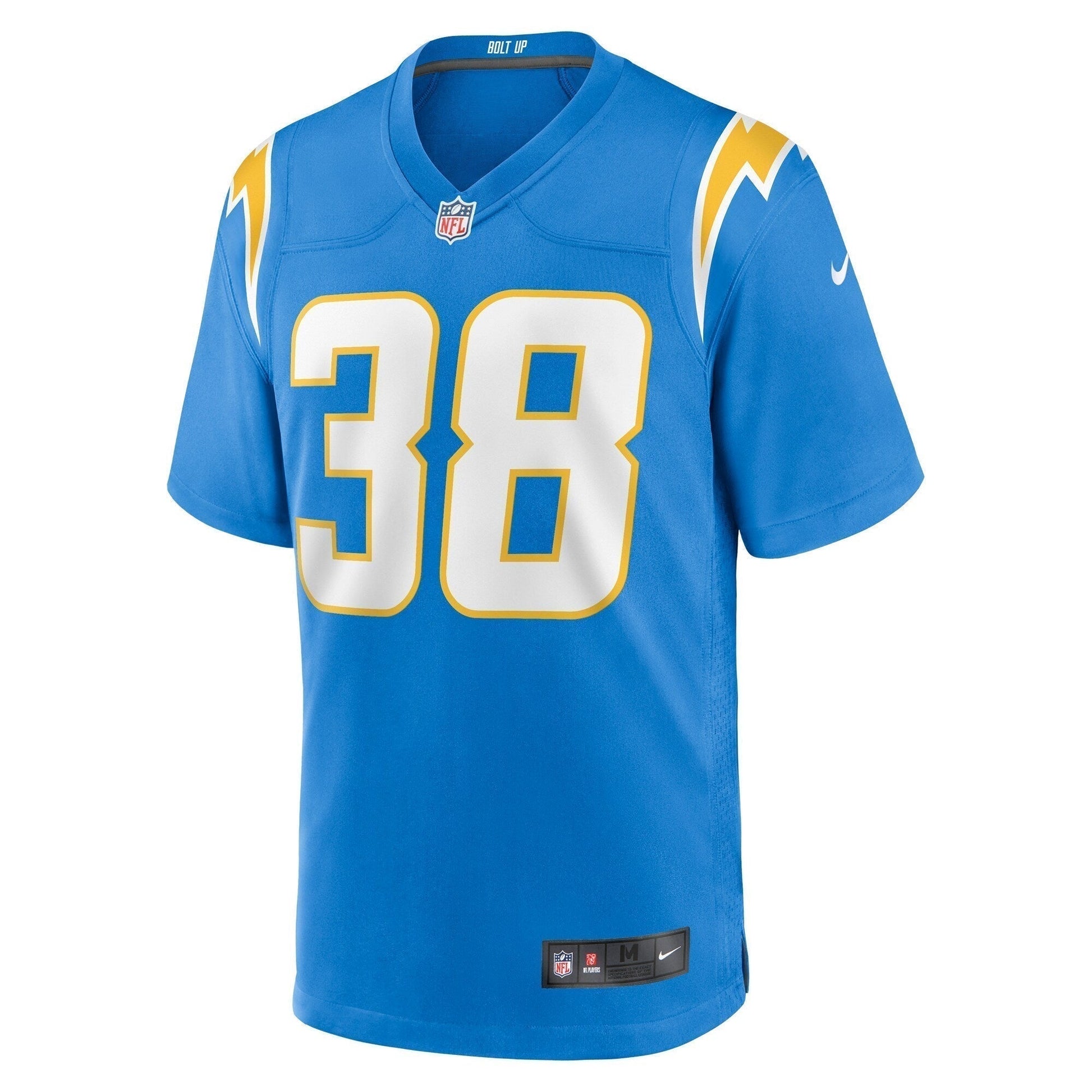 Milton Wright Los Angeles Chargers Game Jersey - Powder Blue football jersey product view 2