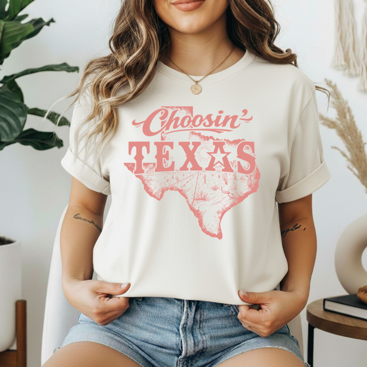 Choosin' Texas Unisex T-shirt, Sweatshirt, Hoodie, Long Sleeve Tee - T-Shirt, Sweatshirt, Hoodie