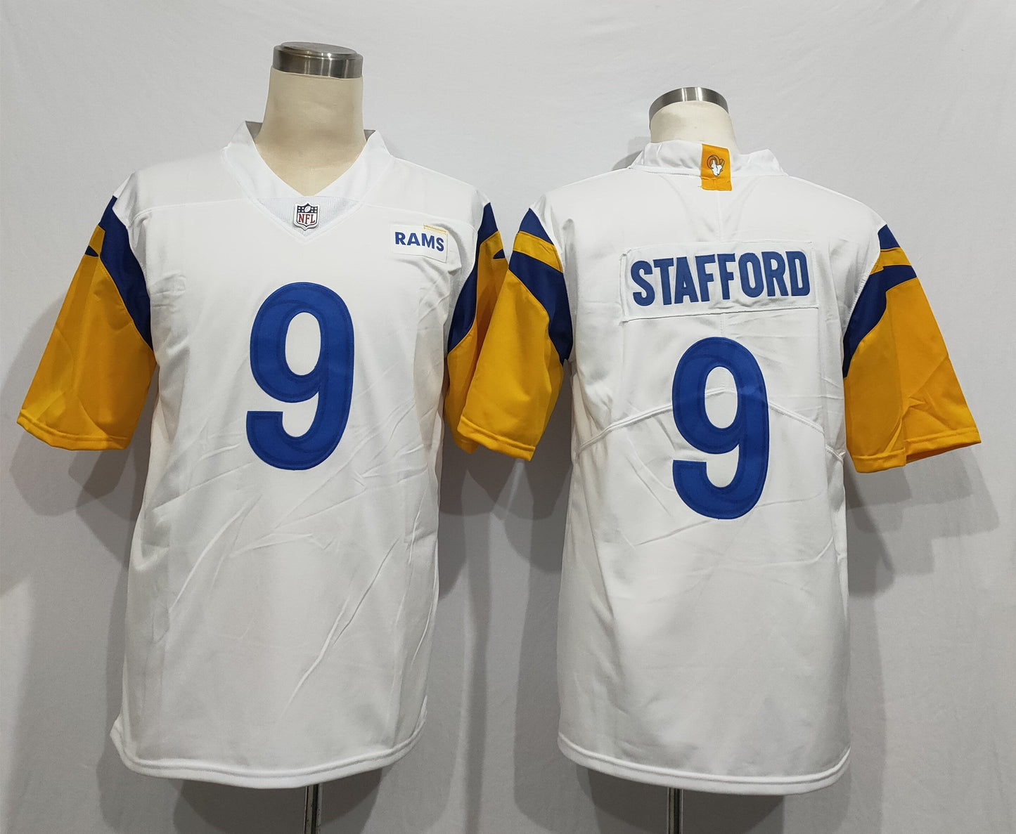 Men's Los Angeles Rams Matthew Stafford White Legend Jersey football jersey product view 1