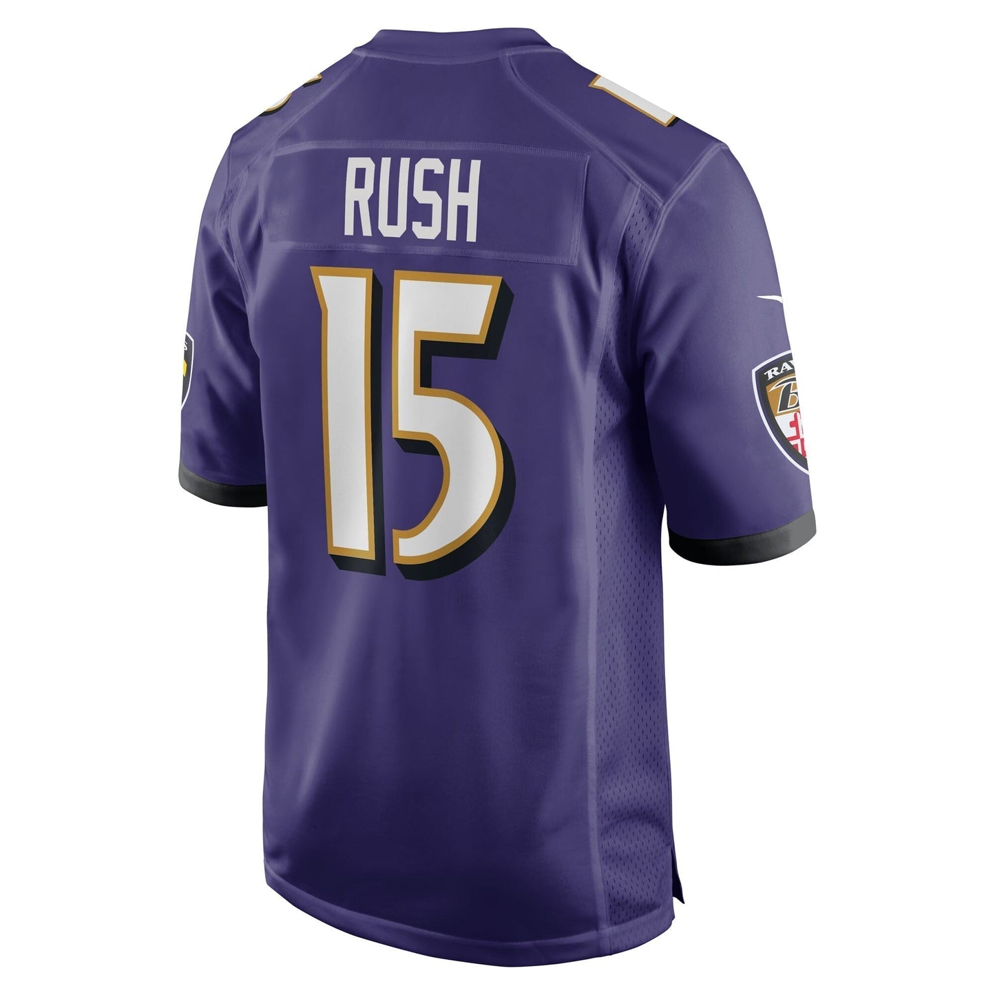 Baltimore Ravens Cooper Rush Purple Team Game Jersey football jersey product view 3