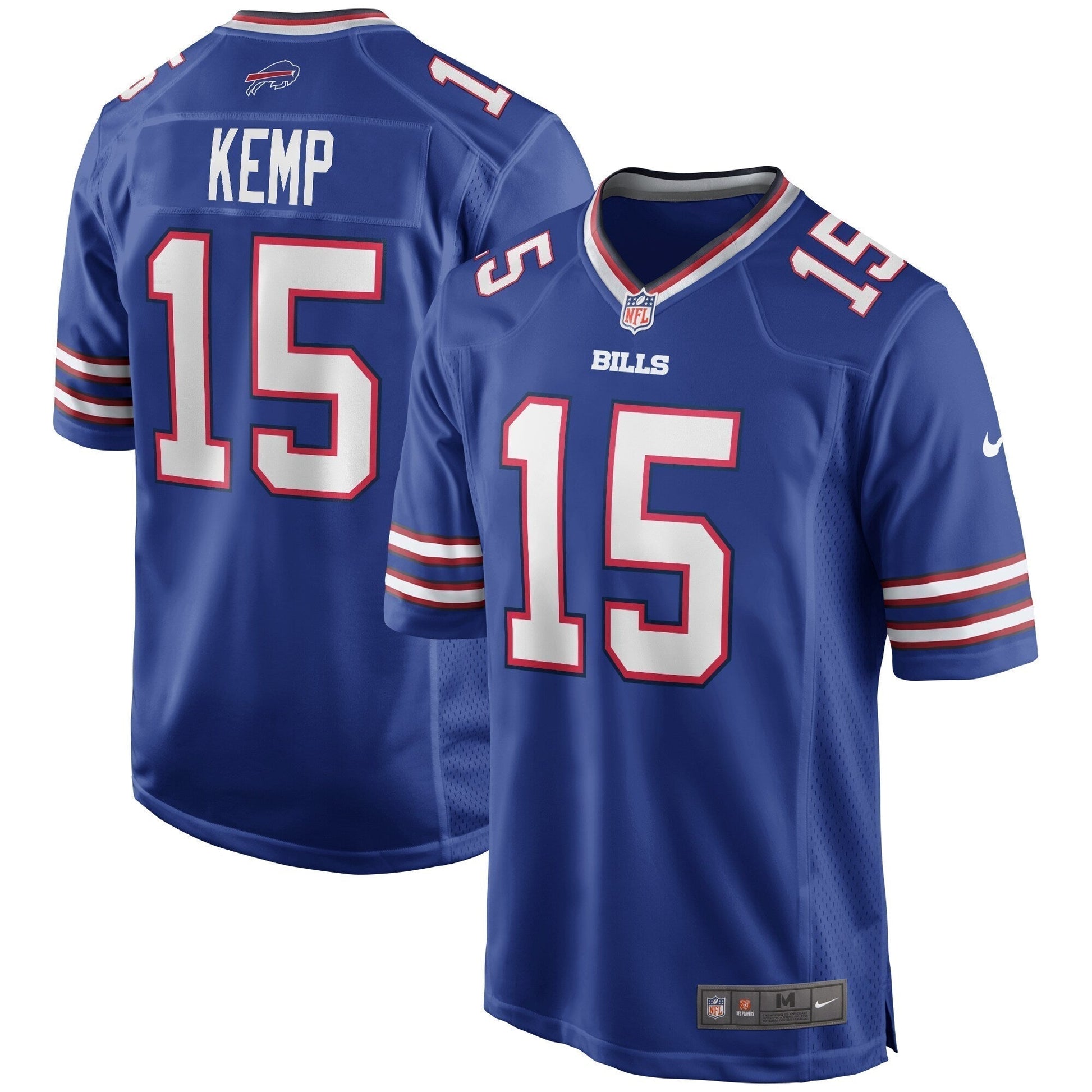 Jack Kemp Buffalo Bills Game Retired Jersey - Royal football jersey product view 1