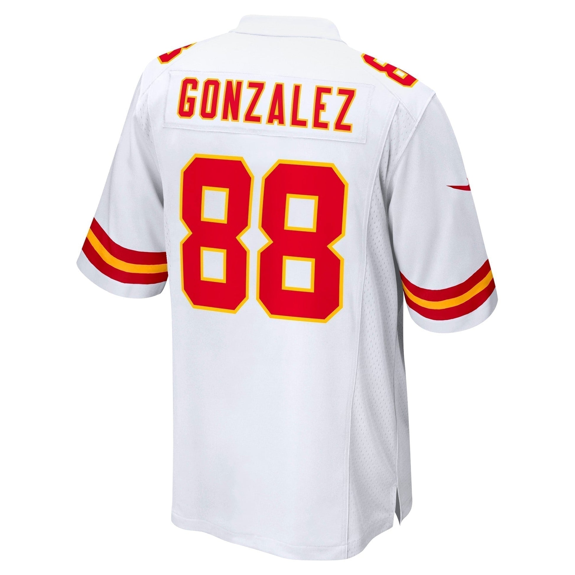 Tony Gonzalez Kansas City Chiefs Retired Game Jersey - White football jersey product view 3
