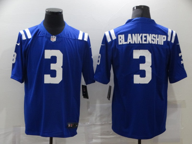 Men's Indianapolis Colts Rodrigo Blankenship Blue Game Jersey football jersey product view 1