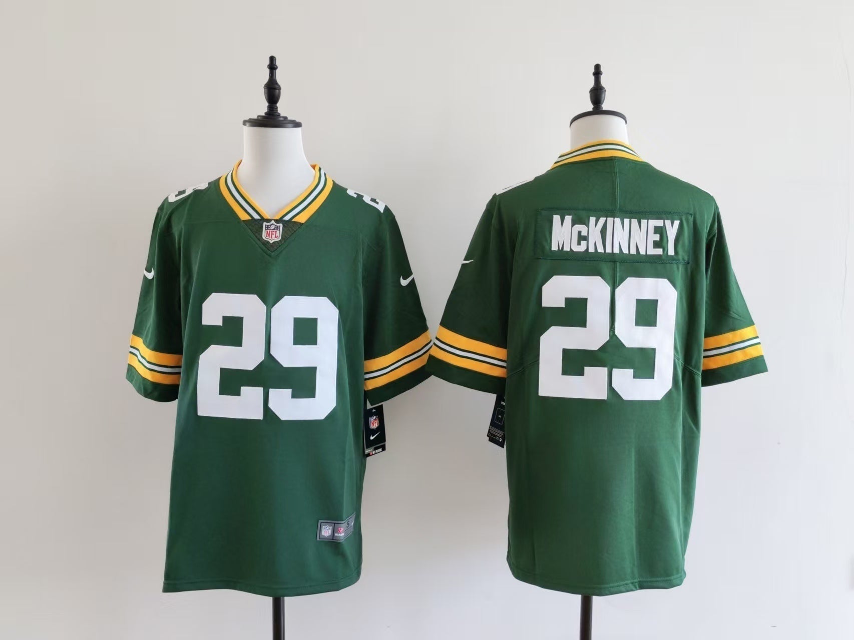 Men's Green Bay Packers Xavier McKinney Jersey - Green football jersey product view 1