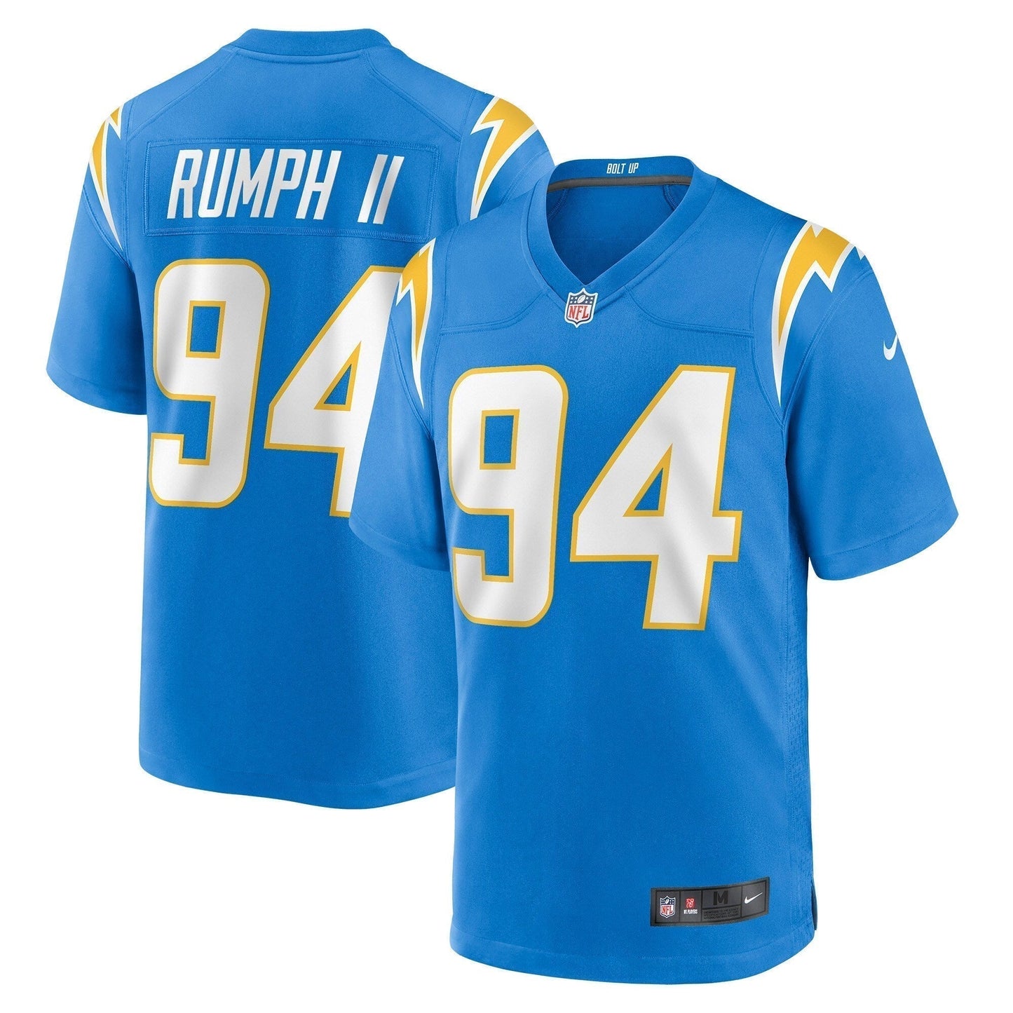 Chris Rumph II Los Angeles Chargers Game Jersey - Powder Blue football jersey product view 1