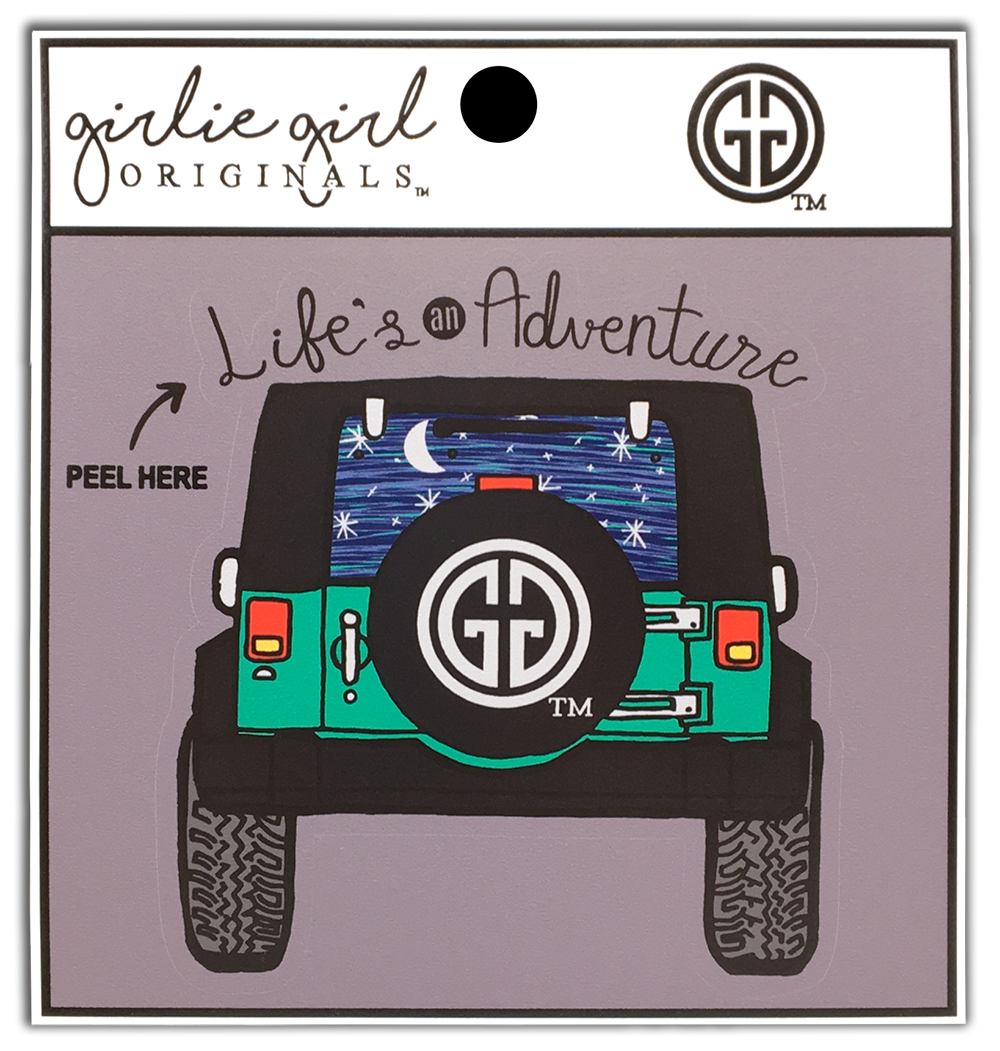 Decal/Sticker Lifes An Adventure 2095 Unisex T-shirt, Sweatshirt, Hoodie, Long Sleeve Tee - T-Shirt, Sweatshirt, Hoodie