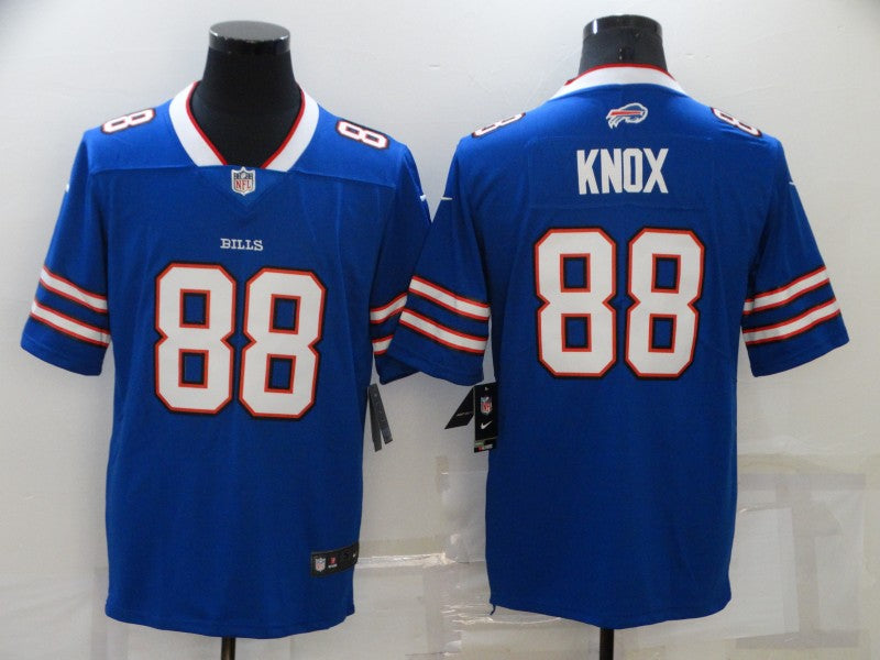 Men's Buffalo Bills Dawson Knox Blue Game Player Jersey football jersey product view 1