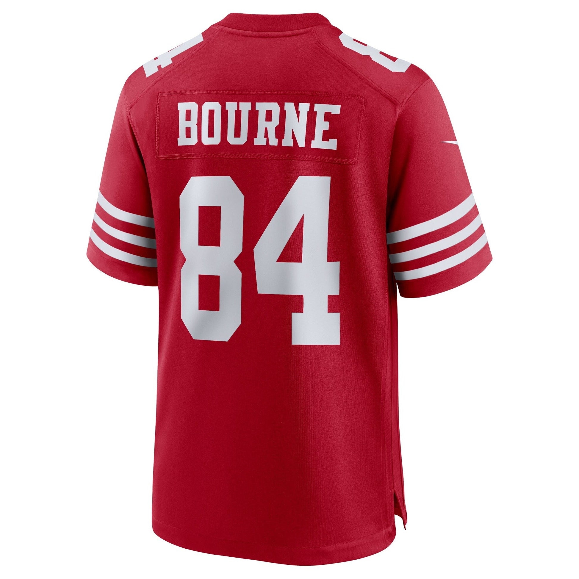 San Francisco 49ers Kendrick Bourne Scarlet Team Game Jersey football jersey product view 2