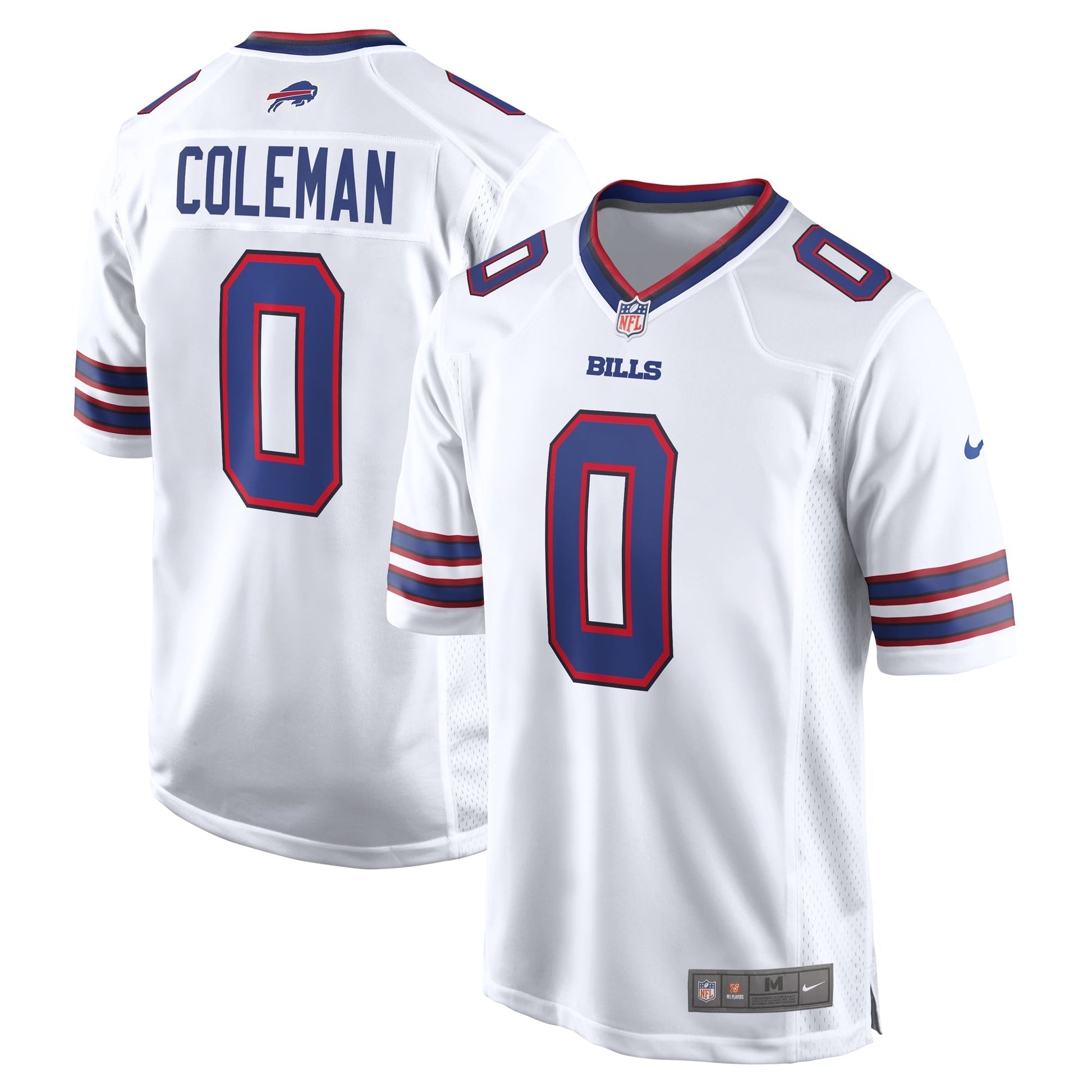 Buffalo Bills Keon Coleman White Game Jersey football jersey product view 1