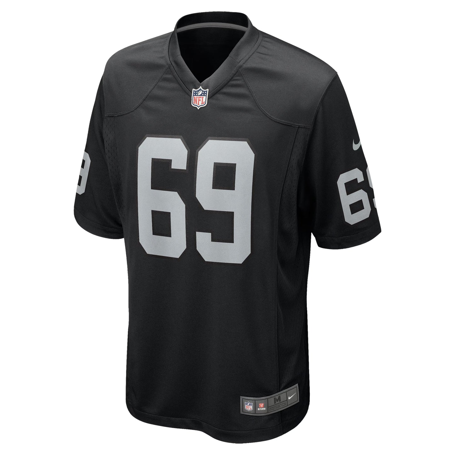 Las Vegas Raiders Adam Butler Black Team Game Jersey football jersey product view 1