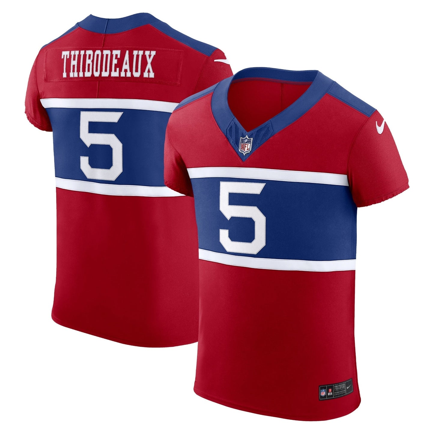 New York Giants Kayvon Thibodeaux Red Vapor F.U.S.E. Elite Player Jersey Vapor F.U.S.E. Elite Jersey football jersey product view 1
