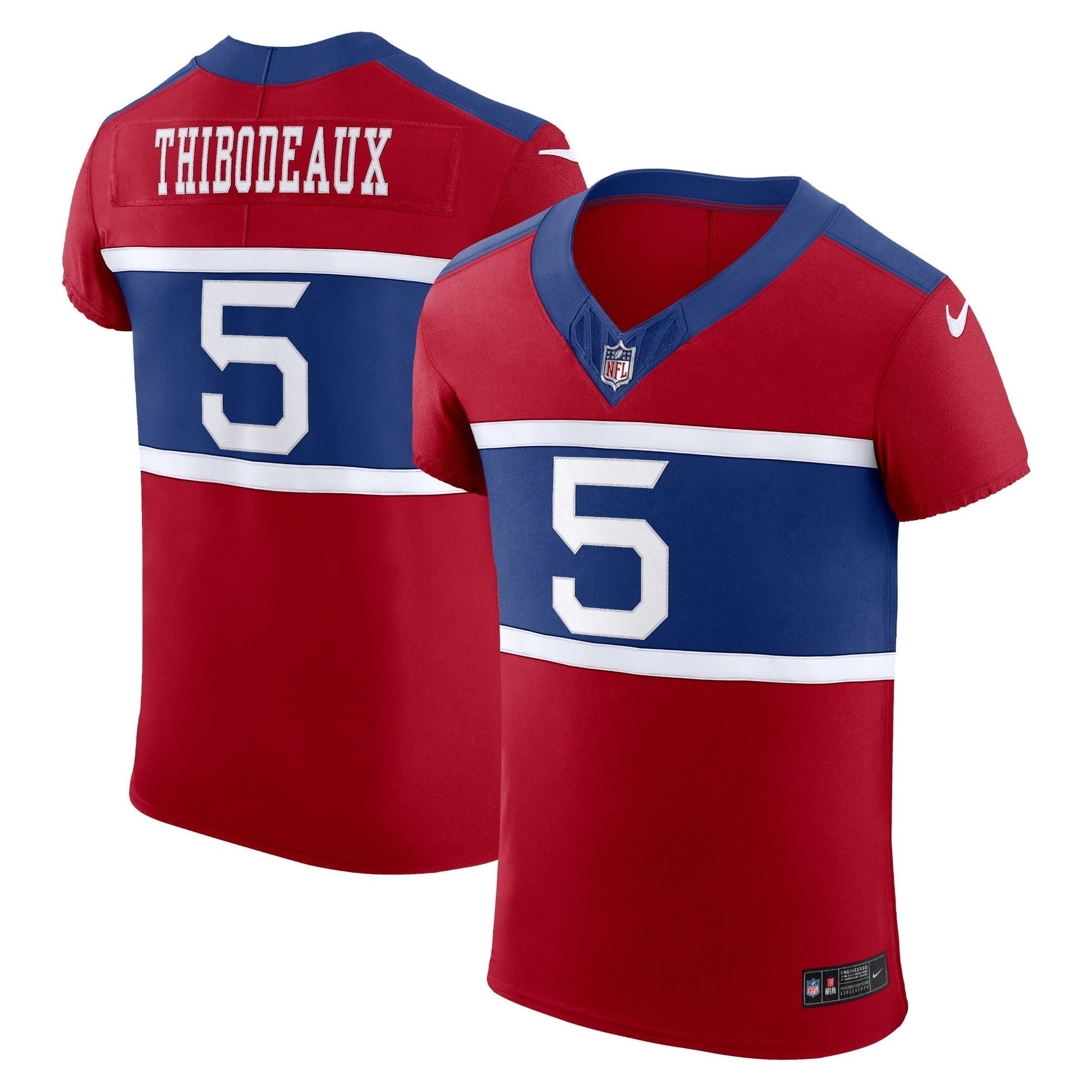 New York Giants Kayvon Thibodeaux Red Vapor F.U.S.E. Elite Player Jersey Vapor F.U.S.E. Elite Jersey football jersey product view 1