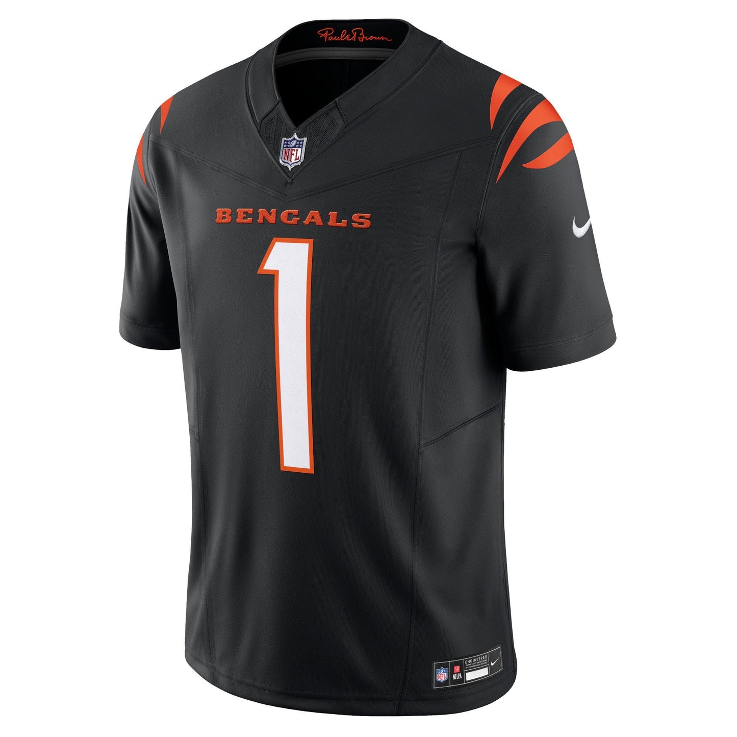 Cincinnati Bengals Ja'Marr Chase Black Vapor F.U.S.E. Limited Jersey football jersey product view 2