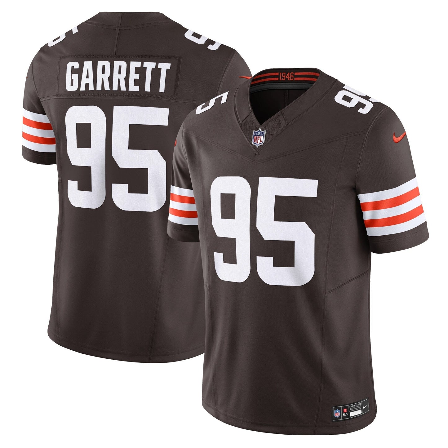 Cleveland Browns Myles Garrett Brown Vapor F.U.S.E. Limited Jersey football jersey product view 1