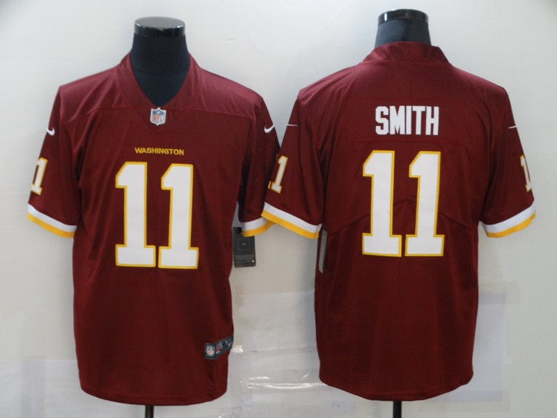 Men's Washington Commanders Alex Smith Red Game Jersey football jersey product view 1