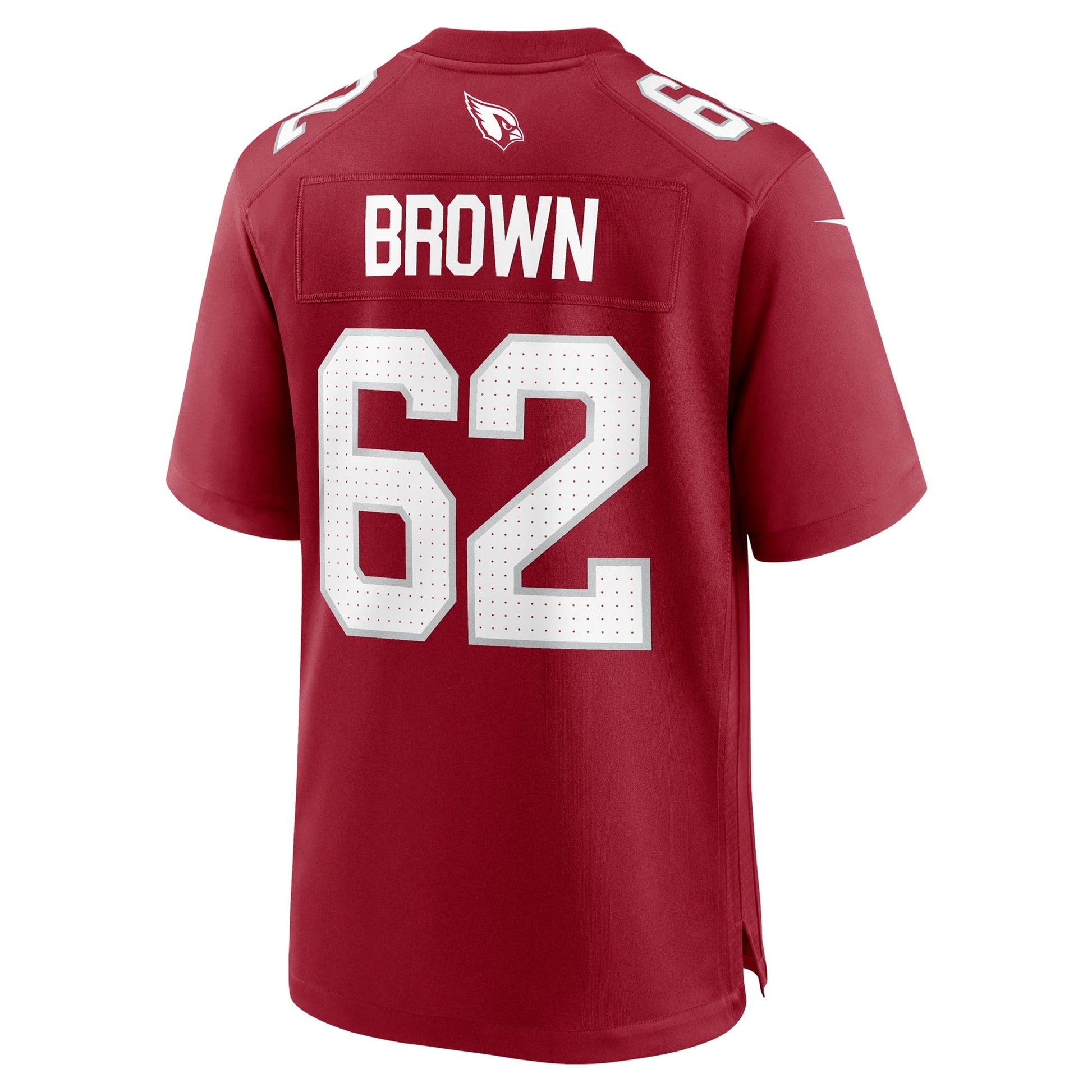 Evan Brown Arizona Cardinals Team Game Jersey - Cardinal football jersey product view 3