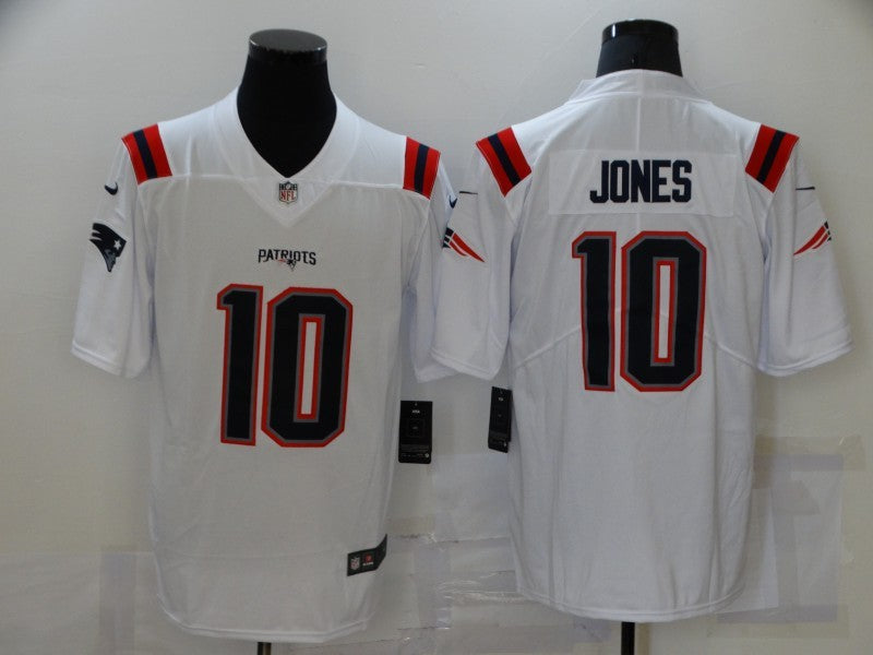 Men's New England Patriots Mac Jones White Vapor Limited Jersey football jersey product view 1