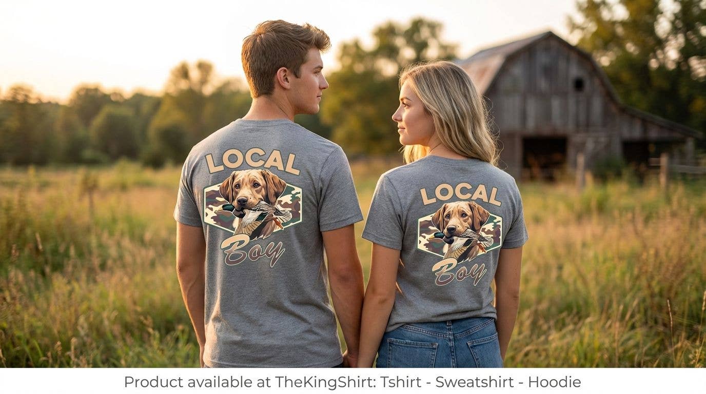 Vintage lb Duck Hunting Dog Graphic Shirt Unisex T-shirt, Sweatshirt, Hoodie, Long Sleeve Tee - T-Shirt, Sweatshirt, Hoodie