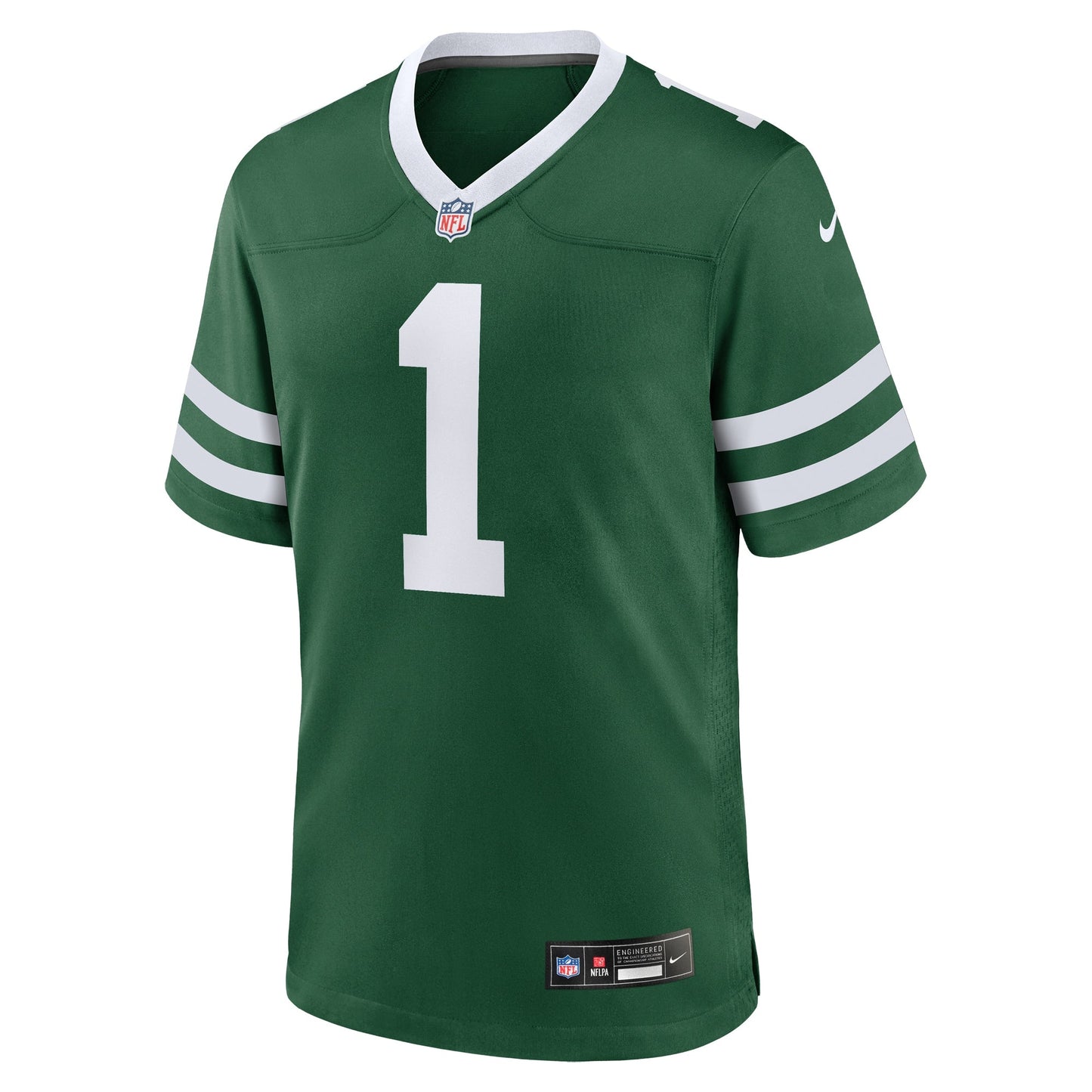 New York Jets #1 Dad Game Jersey - Legacy Green football jersey product view 2