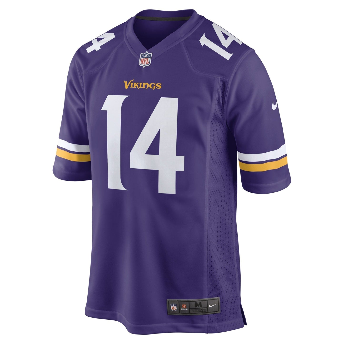 Ryan Wright Minnesota Vikings Game Jersey - Purple football jersey product view 2