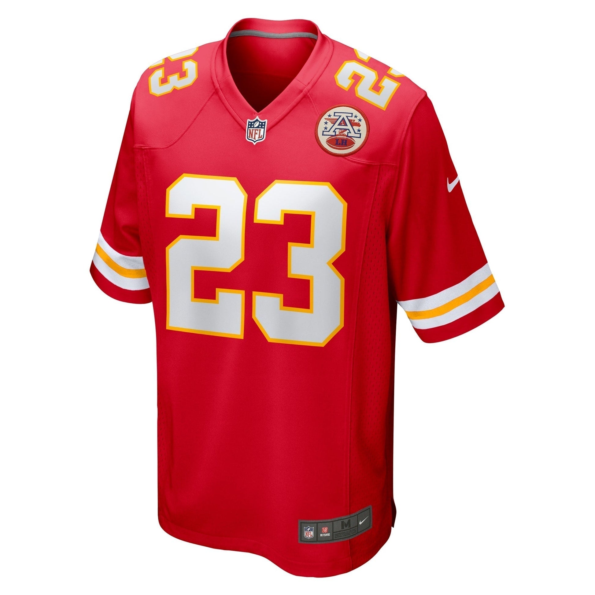 Drue Tranquill Kansas City Chiefs Game Jersey - Red football jersey product view 2