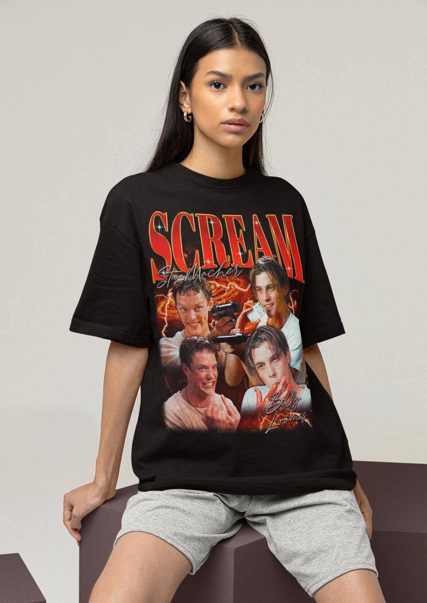 Scream Billy & Stu T-Shirt - Scream Merchandise Unisex T-shirt, Sweatshirt, Hoodie, Long Sleeve Tee - T-Shirt, Sweatshirt, Hoodie