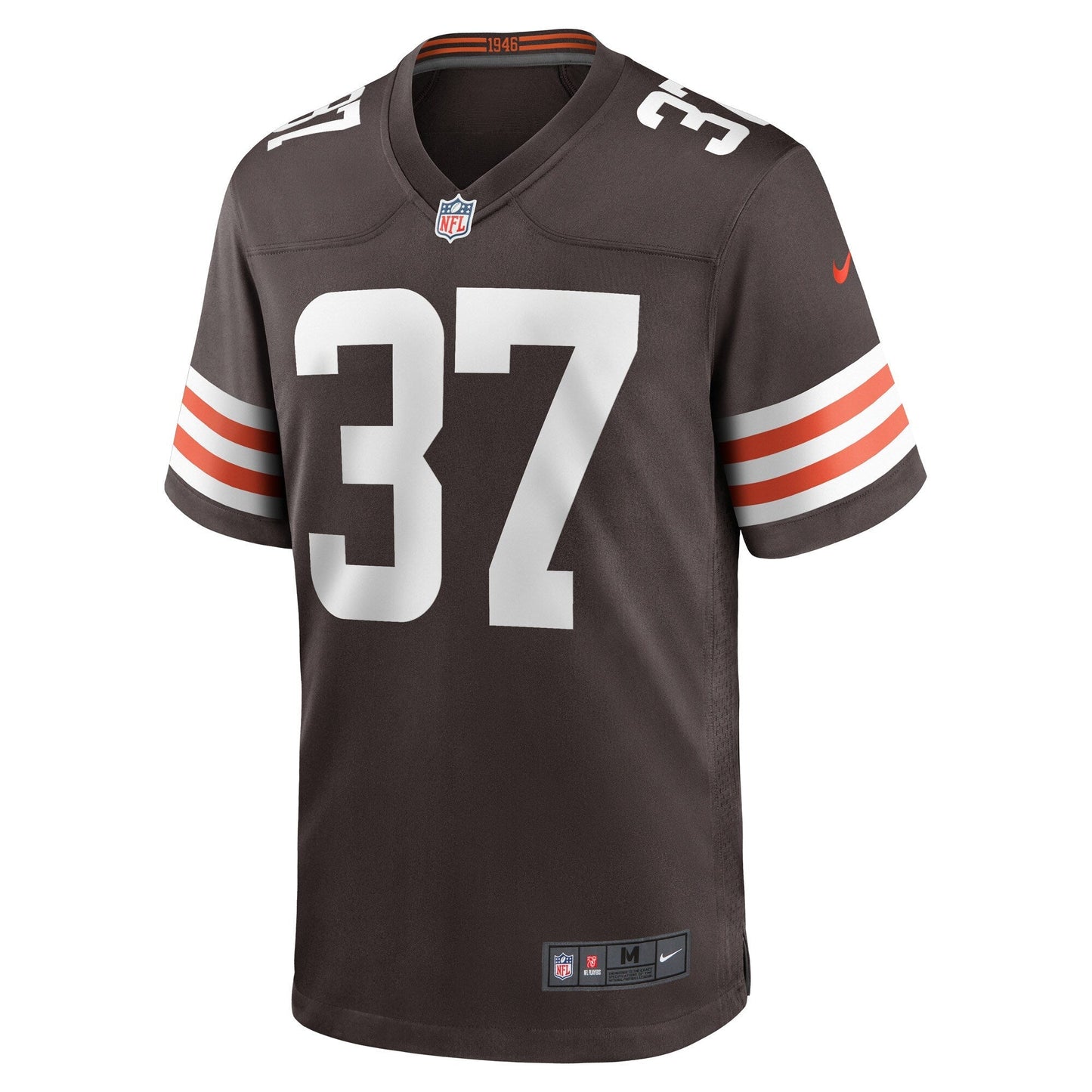 D'Anthony Bell Cleveland Browns Game Jersey - Brown football jersey product view 2