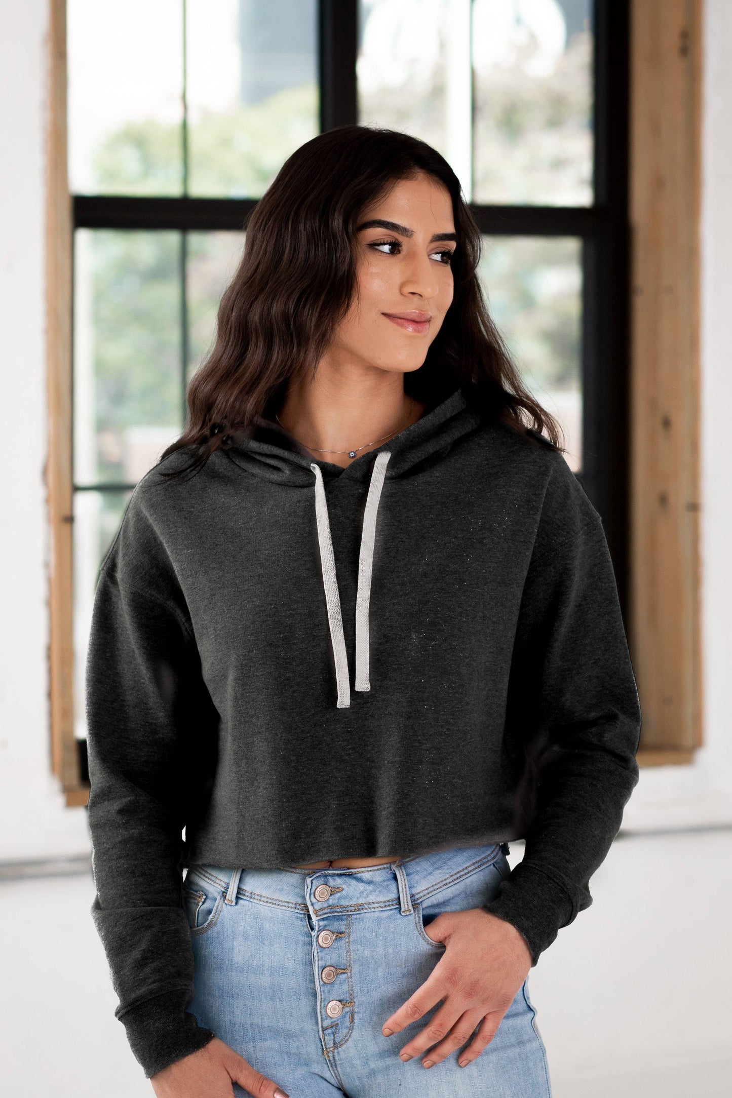 Ladies Cropped Hood Unisex T-shirt, Sweatshirt, Hoodie, Long Sleeve Tee - T-Shirt, Sweatshirt, Hoodie