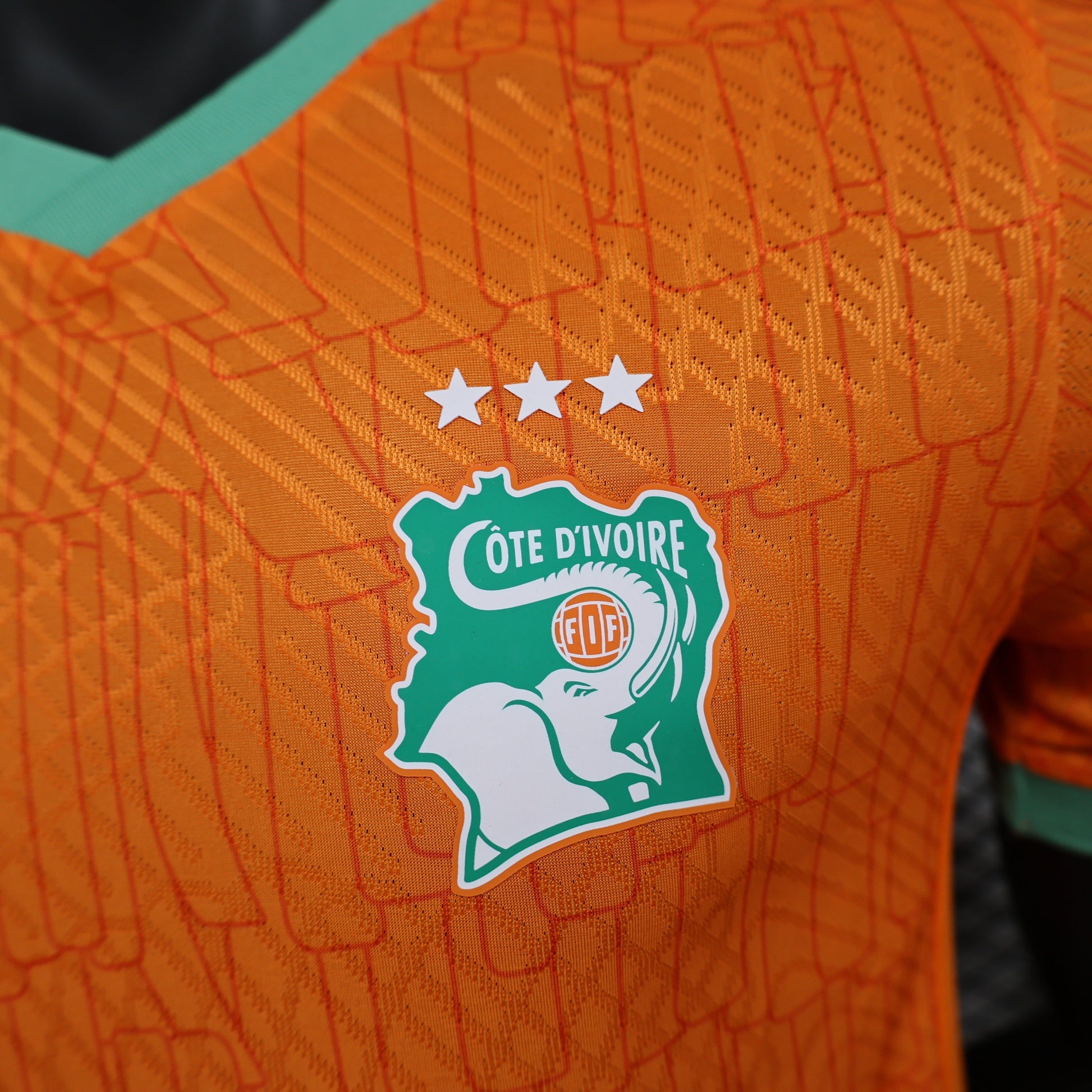 2026 Ivory Coast Orange Home Player Version Jersey sports jersey product view 3
