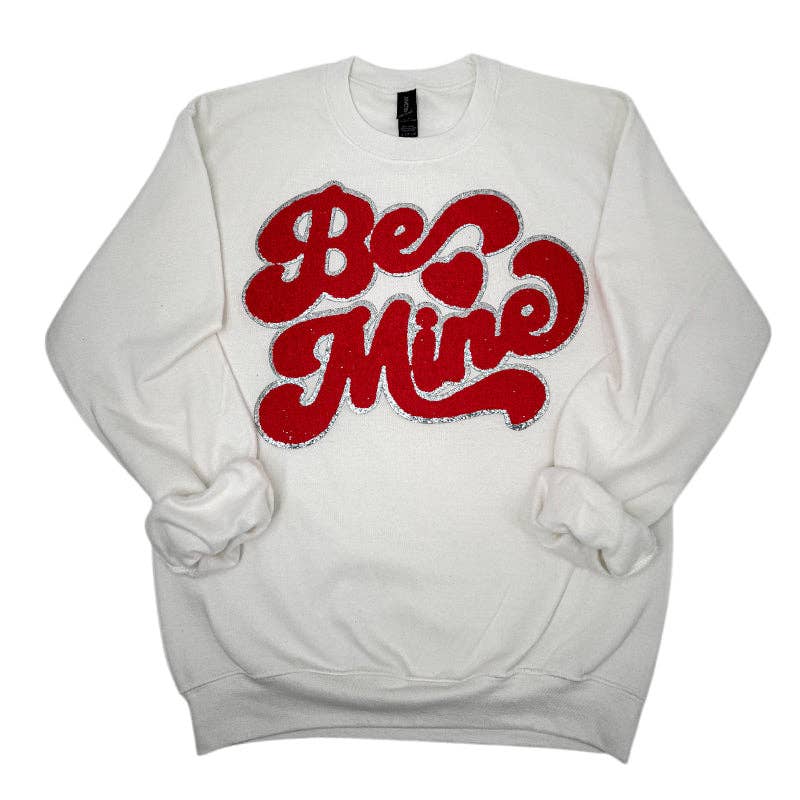 SW-6723 Be Mine Sweatshirt White Unisex T-shirt, Sweatshirt, Hoodie, Long Sleeve Tee - T-Shirt, Sweatshirt, Hoodie
