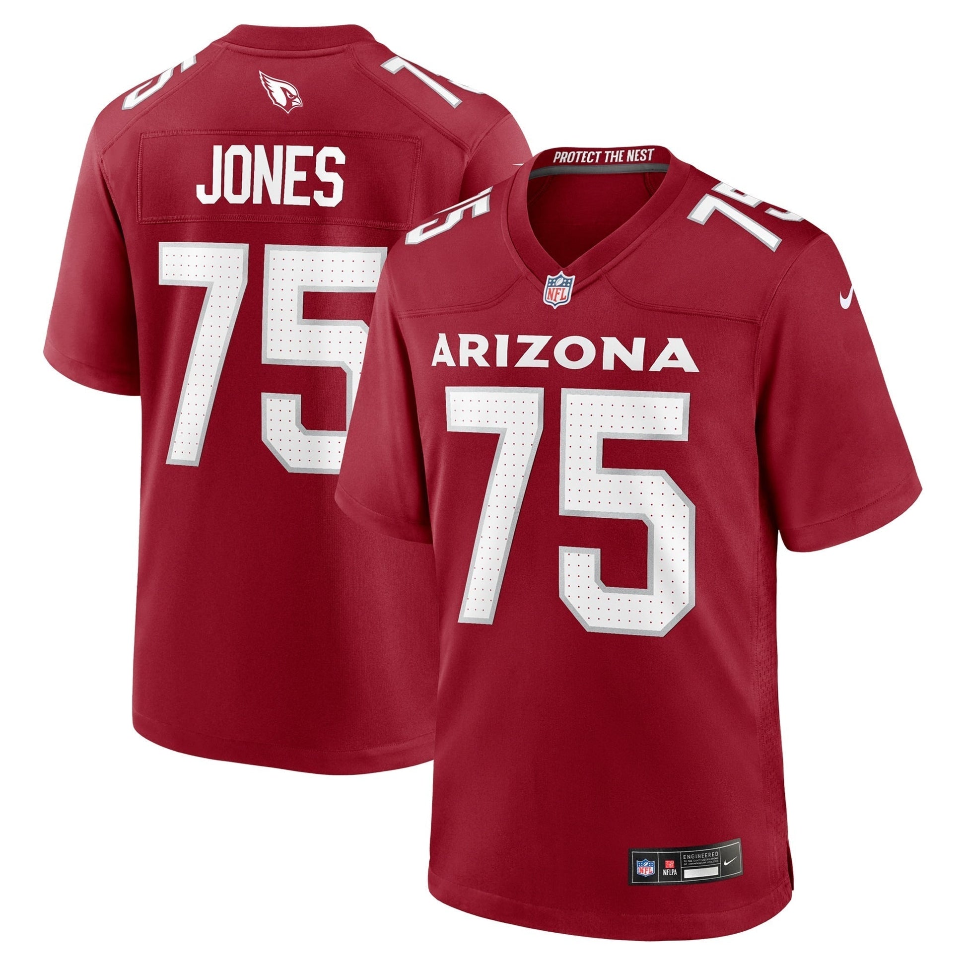 Christian Jones Arizona Cardinals Team Game Jersey - Cardinal football jersey product view 1