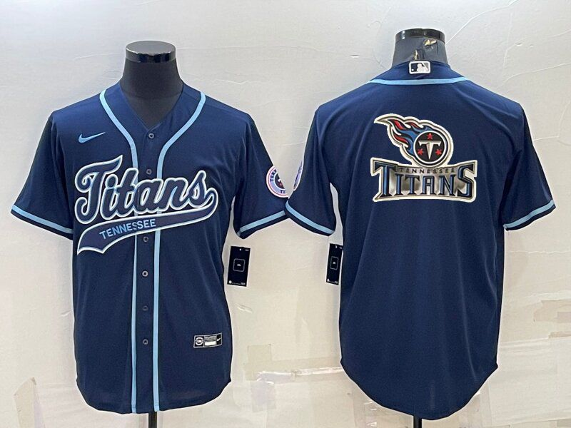Men's Tennessee Titans Navy Fashion Jersey football jersey product view 1