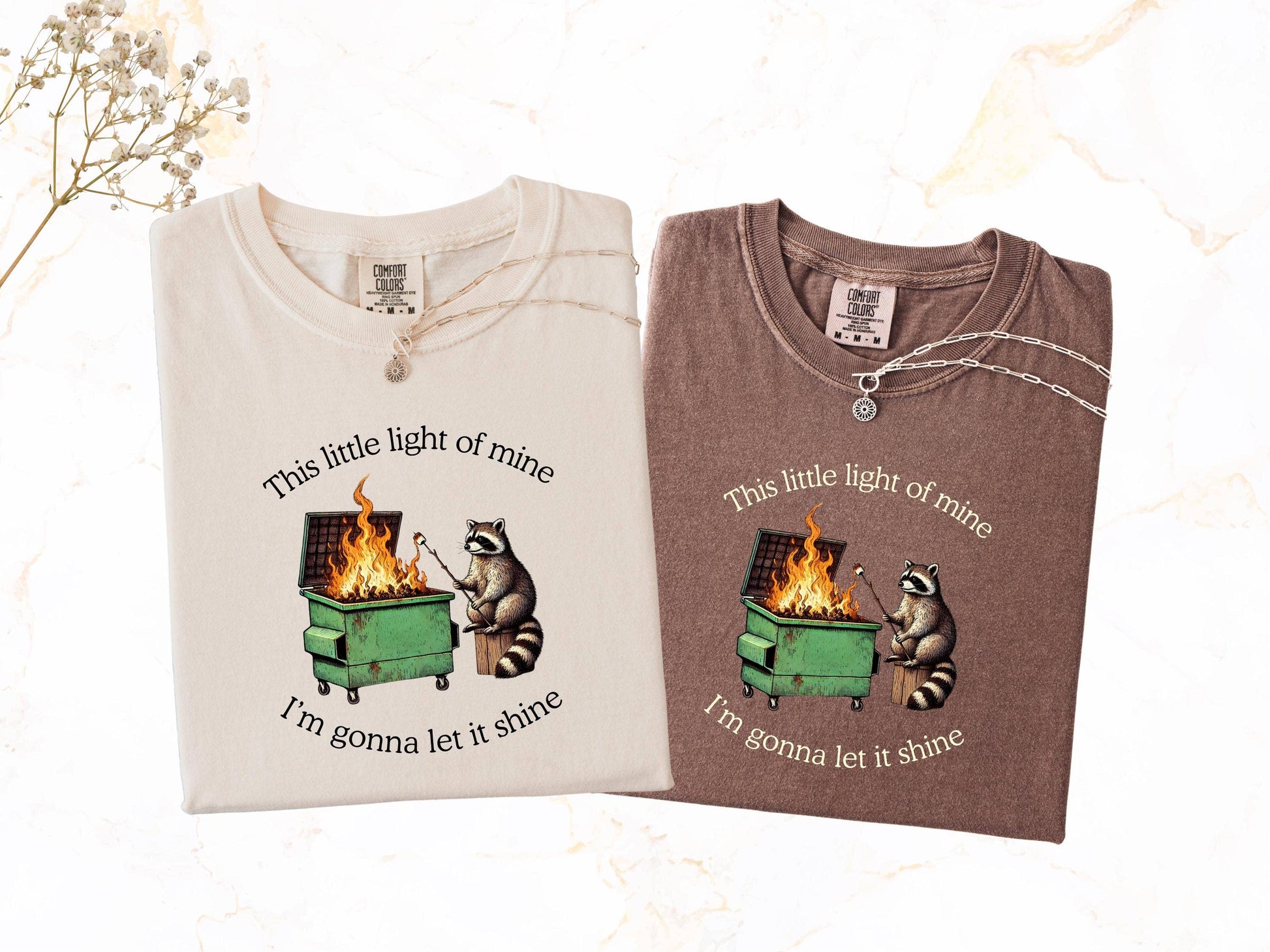 Dumpster Fire Raccoon Mental Health Tee Unisex T-shirt, Sweatshirt, Hoodie, Long Sleeve Tee - T-Shirt, Sweatshirt, Hoodie