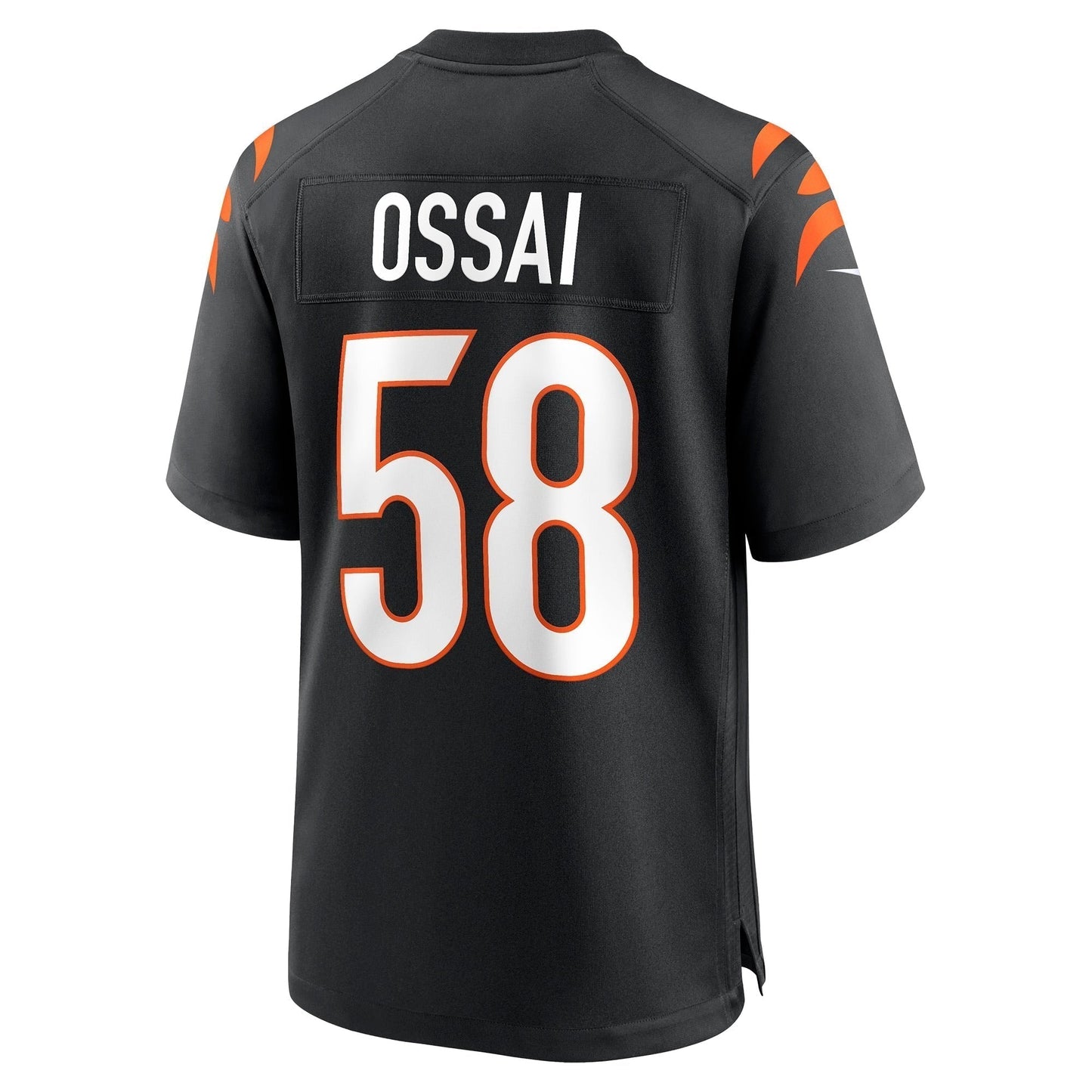 Joseph Ossai Cincinnati Bengals Game Jersey - Black football jersey product view 3