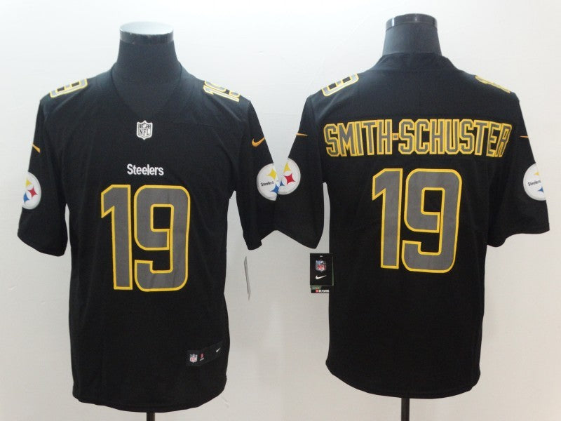 Men's Pittsburgh Steelers JuJu Smith-Schuster #19 Black Player Jersey1 football jersey product view 1