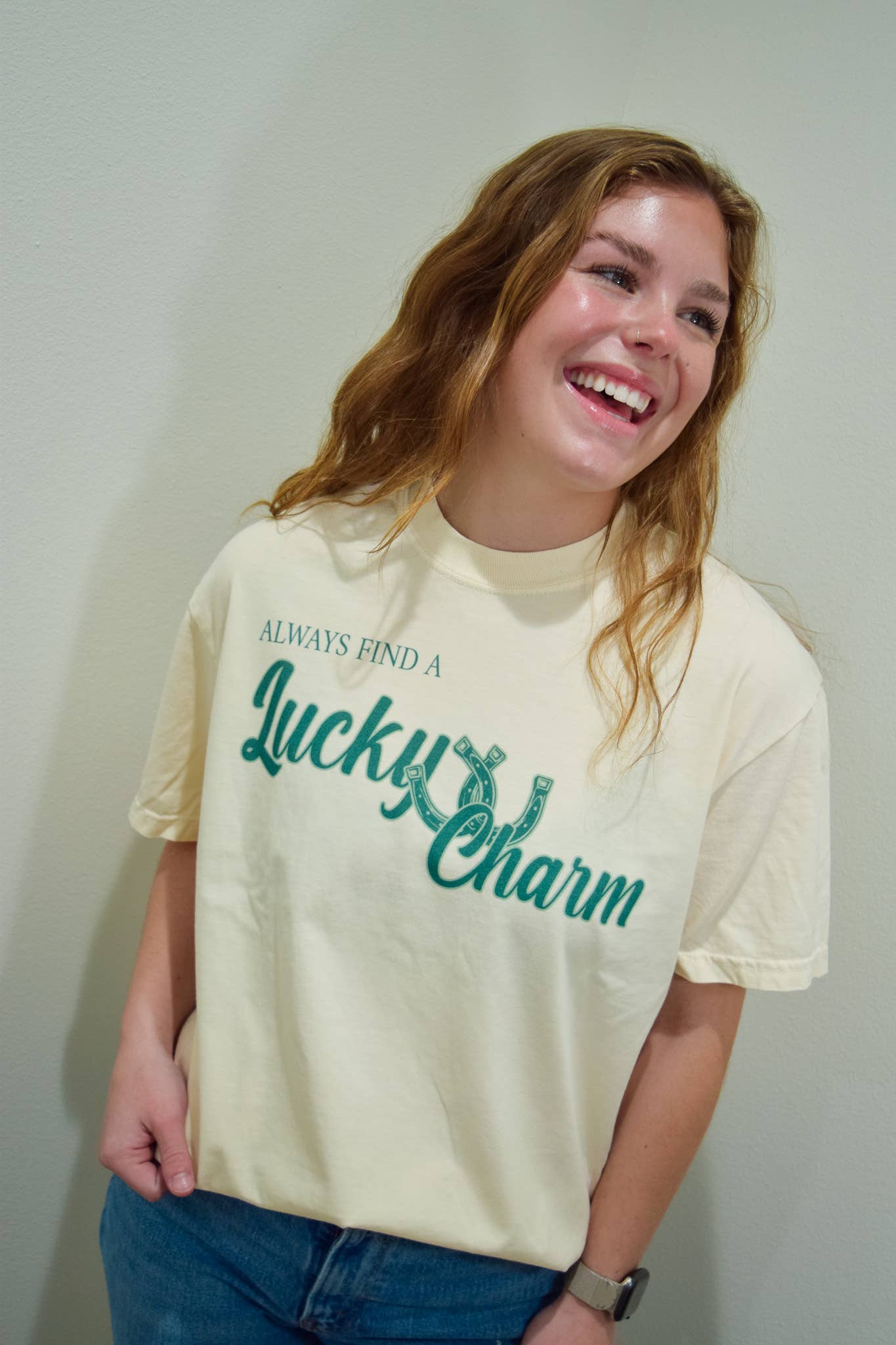 Lucky Charm Graphic Tee Unisex T-shirt, Sweatshirt, Hoodie, Long Sleeve Tee - T-Shirt, Sweatshirt, Hoodie