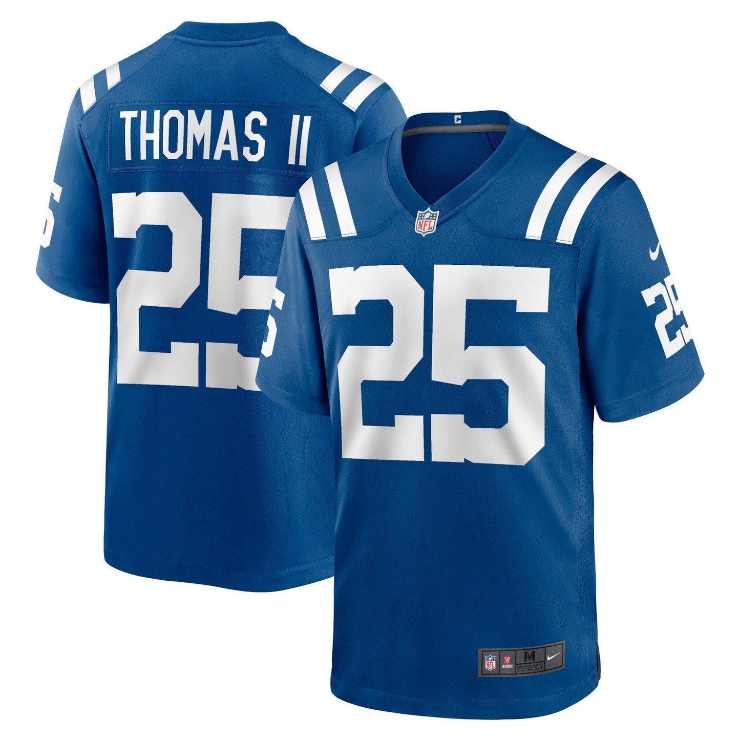 Rodney Thomas II Indianapolis Colts Game Jersey - Royal football jersey product view 1