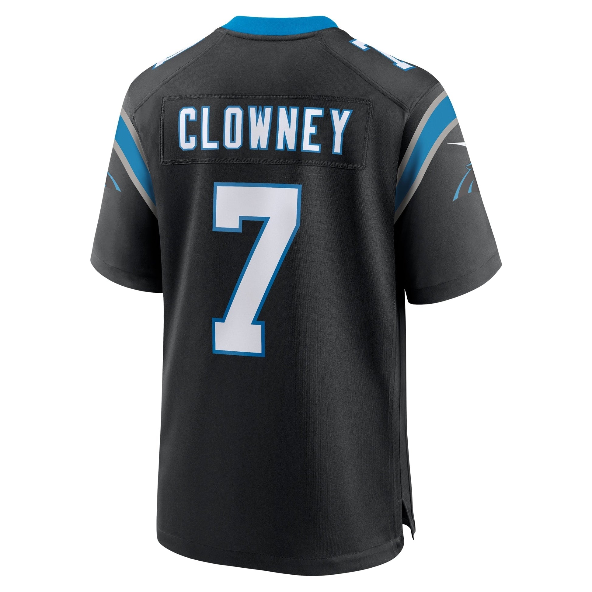 Jadeveon Clowney Carolina Panthers Game Jersey - Black football jersey product view 3