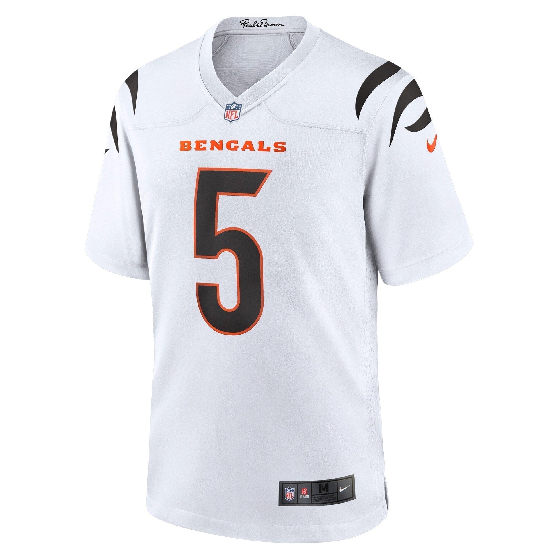 Tee Higgins Cincinnati Bengals Game Jersey - White football jersey product view 2