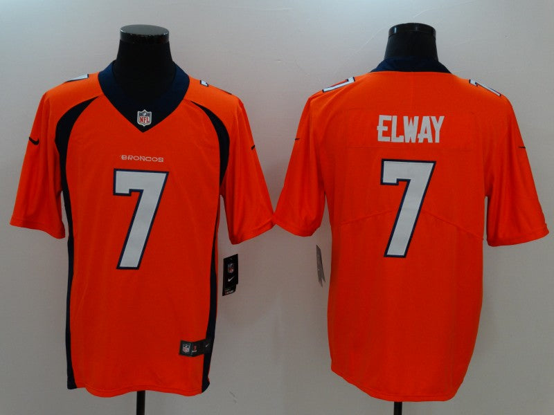 Men's Denver Broncos John Elway Orange Player Game Jersey football jersey product view 1