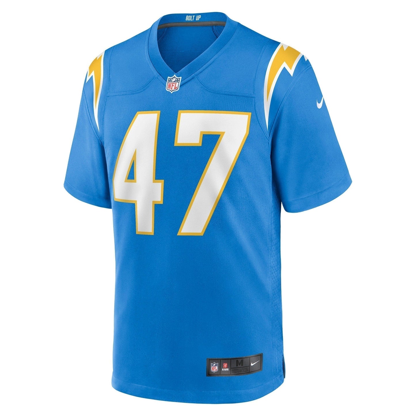 Josh Harris Los Angeles Chargers Game Jersey - Powder Blue football jersey product view 2