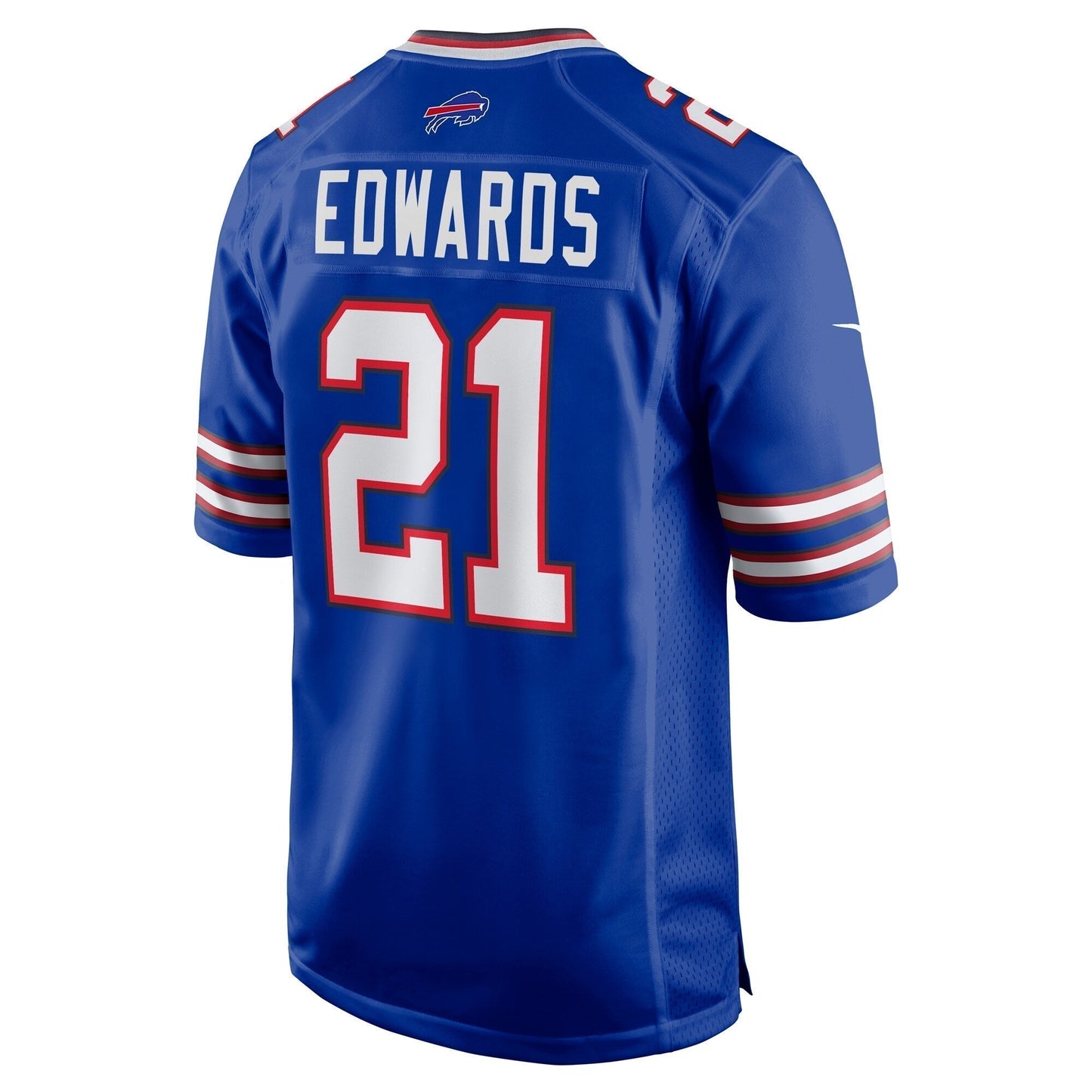 Mike Edwards Buffalo Bills Game Jersey - Royal football jersey product view 3