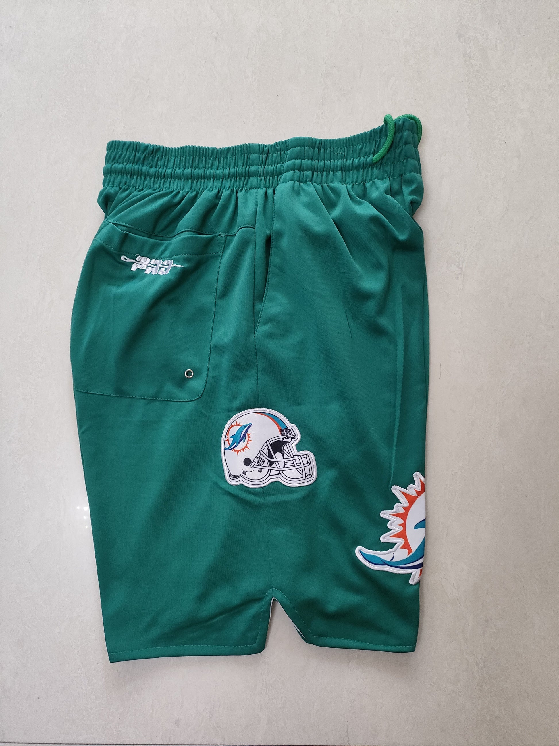 JUST DON Miami Dolphins Pocket Shorts football jersey product view 3