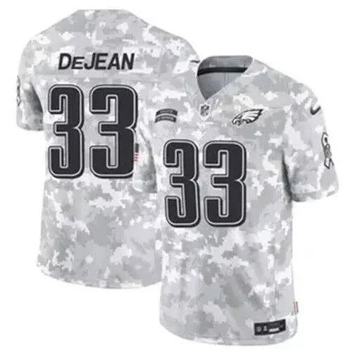 Cooper Dejean Men Stitched Jersey Arctic Camo football jersey product view 1
