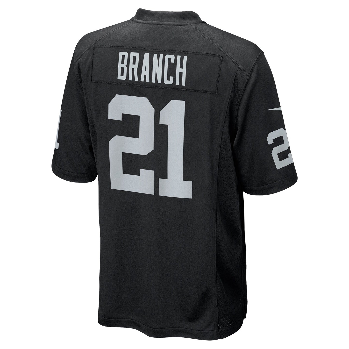Cliff Branch Las Vegas Raiders Retired Game Jersey - Black football jersey product view 3