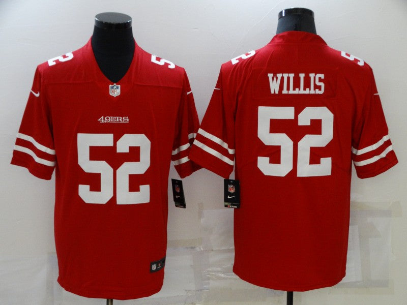 Men's San Francisco 49ers Patrick Willis Red Game Jersey football jersey product view 1
