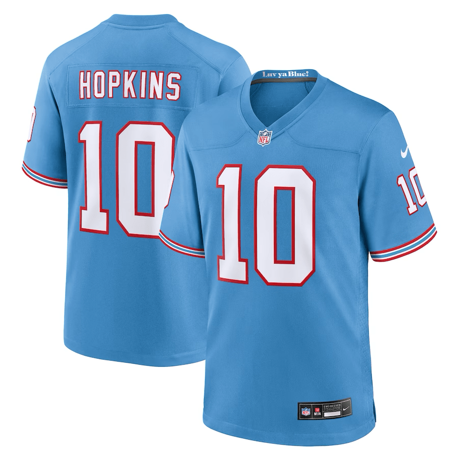 DeAndre Hopkins Tennessee Titans Throwback Jersey football jersey product view 1