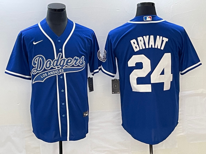 Men's Los Angeles Dodgers Kris Bryant Royal Player Jersey Joint Edition basketball jersey product view 1