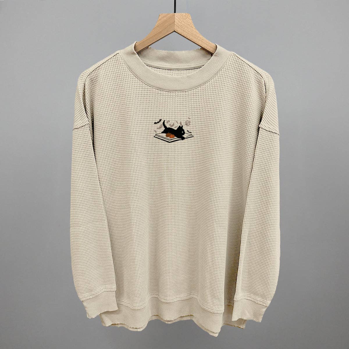 Black Cat and Book Unisex T-shirt, Sweatshirt, Hoodie, Long Sleeve Tee - T-Shirt, Sweatshirt, Hoodie